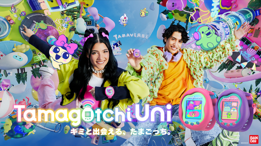 たまごっちの新商品
「Tamagotchi Uni」
TVCMソングを担当！