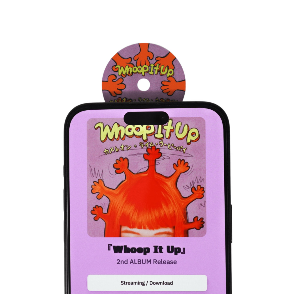 2nd ALBUM『Whoop It Up』
“ミニウピCDキーホルダー(NFC付)”
発売決定！